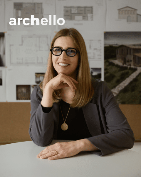 Portrait of Elisa Pardini, architect and founder of Pardini Hall Architecture
