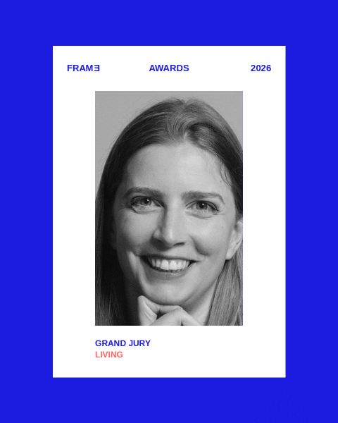 Elisa Pardini on the FRAME Awards 2026 Grand Jury card for the Living category